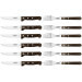 Coffret de 6 couteaux à steak lame crantée + 6 fourchettes Tramontina Jumbo