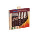 Coffret de 4 couteaux à steak lame crantée + 4 fourchettes Tramontina Gaucho