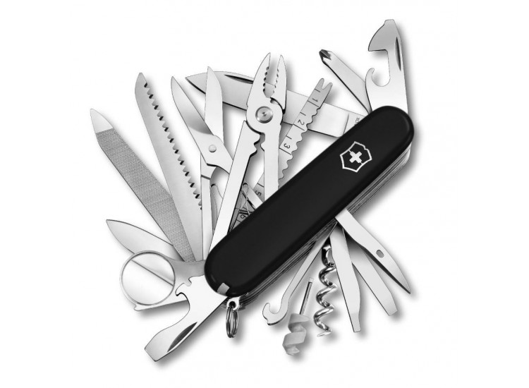 Couteau suisse Victorinox Swisschamp noir 91mm 33 fonctions
