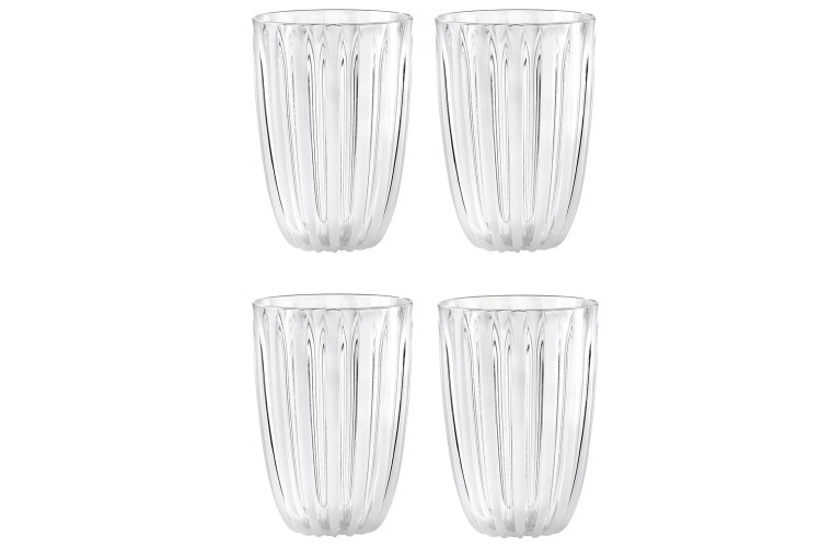 Set de 4 verres Guzzini Dolcevita en polym&egrave;re biosourc&eacute;