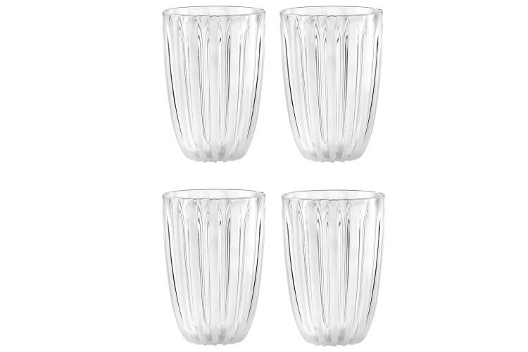 Set de 4 verres Guzzini Dolcevita en polymère biosourcé