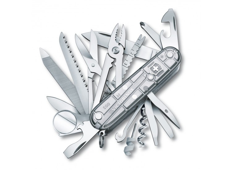 Couteau suisse Victorinox Swisschamp Silvertech 91mm 33 fonctions