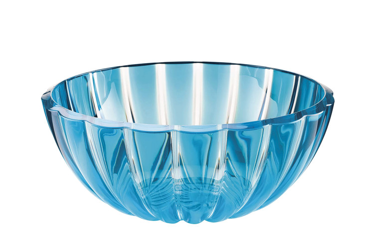 Saladier Guzzini Dolcevita turquoise en polym&egrave;re biosourc&eacute;