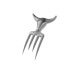 Fourchette à viande Steak Champ Bull Fork en zinc chromé 16,5cm