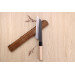 Couteau santoku kiritsuke 18cm japonais artisanal Sakai Kikumori Kikuzuki Kuro