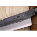 Couteau santoku kiritsuke 18cm japonais artisanal Sakai Kikumori Kikuzuki Kuro