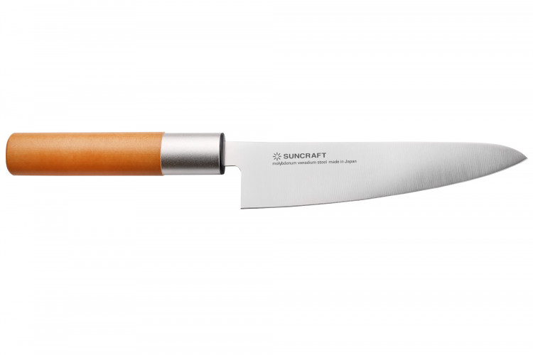 Couteau santoku japonais 14,3cm Suncraft Senzo manche en magnolia