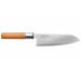 Couteau santoku japonais 16,7cm Suncraft Senzo manche en magnolia