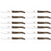Set de 12 couteaux à steak Tramontina French lame micro dentelée