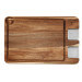 Planche Steak Champ en bois d'acacia 42x27x1,6cm