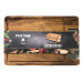 Planche Steak Champ en bois d'acacia 42x27x1,6cm