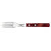 Set de 12 fourchette à steak Tramontina Jumbo 21,5cm manche rouge