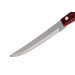 Set de 12 couteaux à steak Tramontina lame crantée pointe arrondie manche rouge
