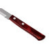 Set de 12 couteaux à steak Tramontina lame crantée pointe arrondie manche rouge