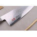 Couteau santoku japonais 16,7cm Suncraft Senzo Twisted Damas VG10