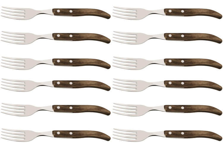 Set de 12 fourchettes à steak Tramontina French 22cm