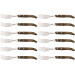 Set de 12 fourchettes à steak Tramontina French 22cm