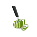 Canneleur Triangle forme U en inox manche en green grip