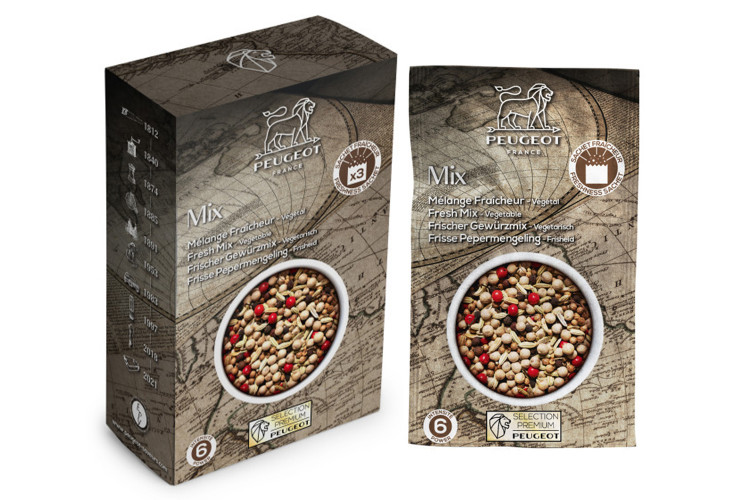 Coffret de 3 sachets fra&icirc;cheur Peugeot Premium mix fra&icirc;cheur - 3x20g