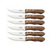 Coffret de 6 couteaux à steak Tramontina Jumbo coloris marron