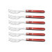Coffret de 6 fourchettes Tramontina Jumbo coloris rouge
