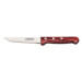 Set de 6 couteaux à steak effilés 13cm Tramontina Gaucho manche rouge