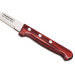 Set de 6 couteaux à steak effilés 13cm Tramontina Gaucho manche rouge