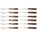 Coffret 6 couteaux à steak + 6 fourchettes Tramontina Churrasco Spanish Style marron