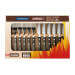 Coffret 6 couteaux à steak + 6 fourchettes Tramontina Churrasco Spanish Style marron