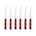 Ménagère 24 couverts de table Tramontina en inox et bois rouge