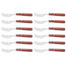 Set de 12 fourchettes Tramontina Gaucho manche rouge