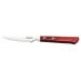 Set de 12 couteaux à steak Tramontina lame crantée 10cm manche rouge