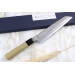 Couteau de chef kiritsuke 24cm japonais artisanal Sakai Kikumori Kikuzuki Rin