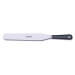 Spatule de pâtissier professionnelle Bargoin 248-30F inox manche en polypropylène 30cm 