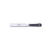 Spatule de pâtissier professionnelle Bargoin 248-17F inox 17cm manche en polypropylène