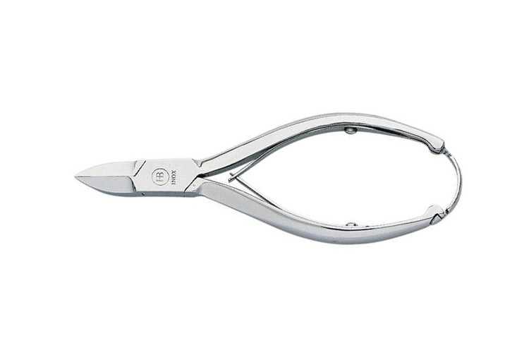 Pince &agrave; ongles HB am&eacute;ricaine  en acier inox 10cm 