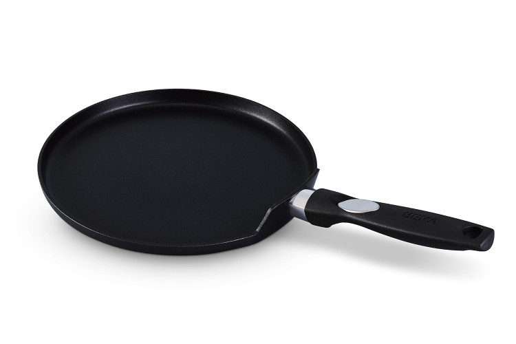Po&ecirc;le &agrave; cr&ecirc;pe anti adh&eacute;sive Beka Pro Induc en aluminium 24cm