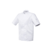 Veste de cuisine mixte Robur Nero blanche à manches courtes