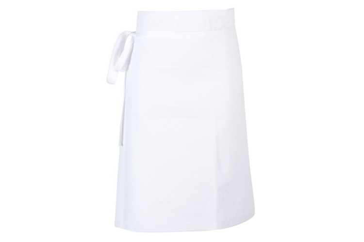 Tablier de cuisine mixte demi-chef Robur Phoenix blanc 100% coton