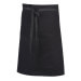 Tablier de cuisine mixte demi-chef Robur Phoenix noir 100% coton