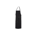 Tablier de cuisine mixte Robur Pise noir 100% coton
