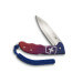 Couteau pliant Victorinox Evoke Alox 0.9415.D221 manche alox rouge/bleu 13,6cm