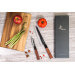 Coffret 2 couteaux Sayuto Séquoia San Mai Chef + Office