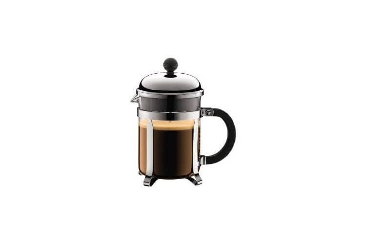 Cafetière Bodum à piston avec filtre inox - 0.50 L 4 tasses