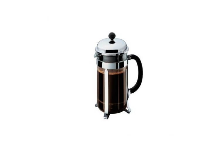 Cafetière Bodum à piston avec filtre inox - 1L 8 tasses