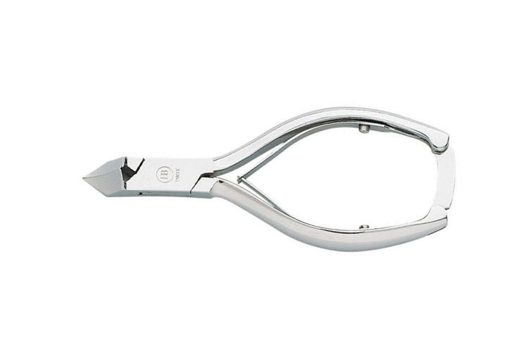 Pince &agrave; ongles HB INOX 4513 en acier inox avec mors obliques 14cm