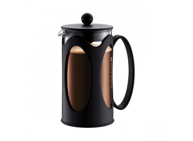 Cafeti&egrave;re Bodum Kenya &agrave; piston avec filtre inox - 1L 8 tasses