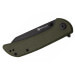 Couteau pliant Sencut Fritch S220141 manche en micarta vert 10,2cm