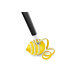 Canneleur Triangle forme V manche en green grip noir