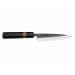 Couteau universel 13,5cm japonais artisanal Yuzo Black SLD ébène et cognassier